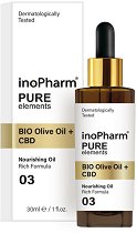 InoPharm Pure Elements BIO Olive Oil + CBD - серум