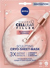 Nivea Cellular Filler + Elasticity Reshape Cryo Sheet Mask - маска