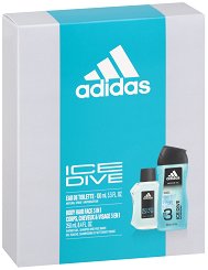 Подаръчен комплект за мъже - Adidas Ice Dive - 