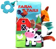 Мека книжка с дъвкалка - Farm Tails - 