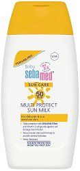 Sebamed Baby Multi Protect Sun Milk SPF 50 - пудра