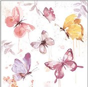    Ambiente Butterfly collection rose