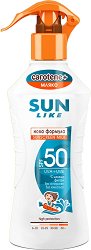 Sun Like Kids Carotene+ Body Milk SPF 50 - мокри кърпички
