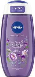 Nivea Miracle Garden Violet & Peonies Shower - маска