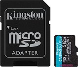 Micro SDXC   512 GB Kingston Canvas Go!