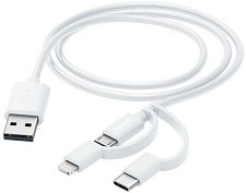  3  1 USB-A  Micro USB / USB-C / Lightning Hama